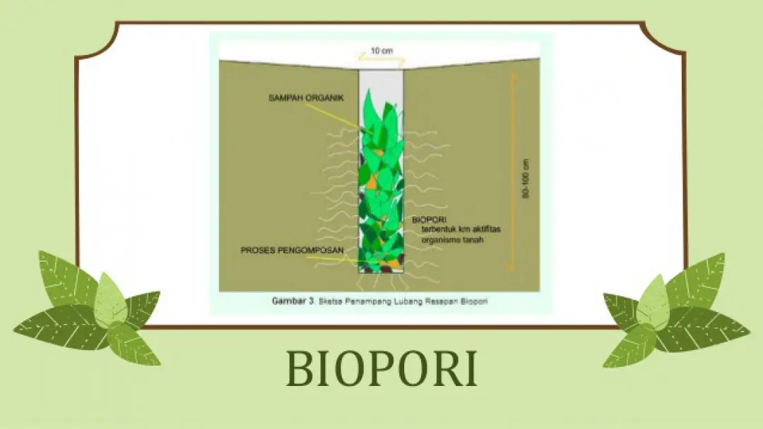 Jobs of SMP Bina Anak Sholeh Tuban Students In Making And Preserving Biopore Hole